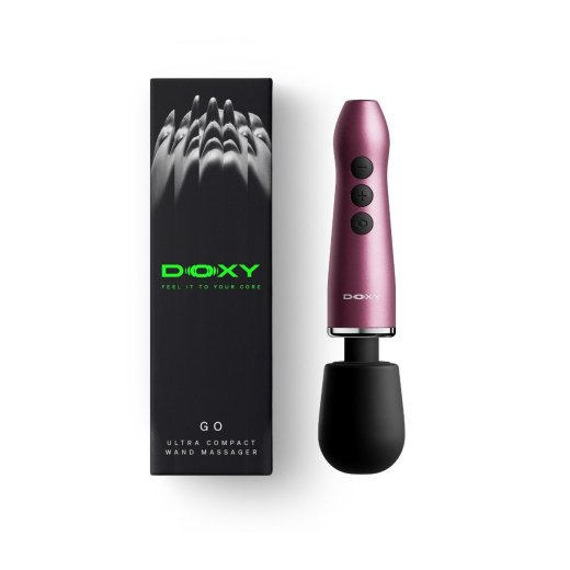 DOXY Go Mini-Wand-Massager aus Aluminium Pink