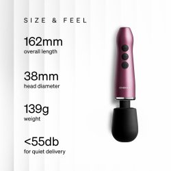 DOXY Go Mini-Wand-Massager aus Aluminium Pink
