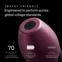 DOXY Go Mini-Wand-Massager aus Aluminium Pink