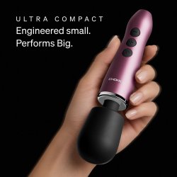 DOXY Go Mini-Wand-Massager aus Aluminium Pink