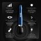 DOXY Die Cast Compact Wand-Massager Kabellos Blau