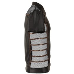 NEK Shirt im Wetlook Schwarz/Bronze