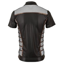 NEK Shirt im Wetlook Schwarz/Bronze