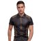 NEK Shirt im Wetlook Schwarz/Bronze