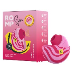 ROMP Spin Klitoral-Stimulator mit Pleasure Air Technologie Pink