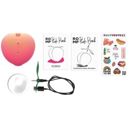 ROMP Pink Peach Klitoral Pulsator mit Pleasure Air Technologie