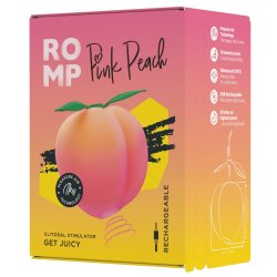 ROMP Pink Peach Klitoral Pulsator mit Pleasure Air Technologie