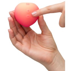 ROMP Pink Peach Klitoral Pulsator mit Pleasure Air Technologie