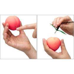 ROMP Pink Peach Klitoral Pulsator mit Pleasure Air Technologie