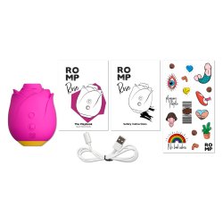 ROMP Rose Klitoral Pulsator mit Pleasure Air Technologie Pink