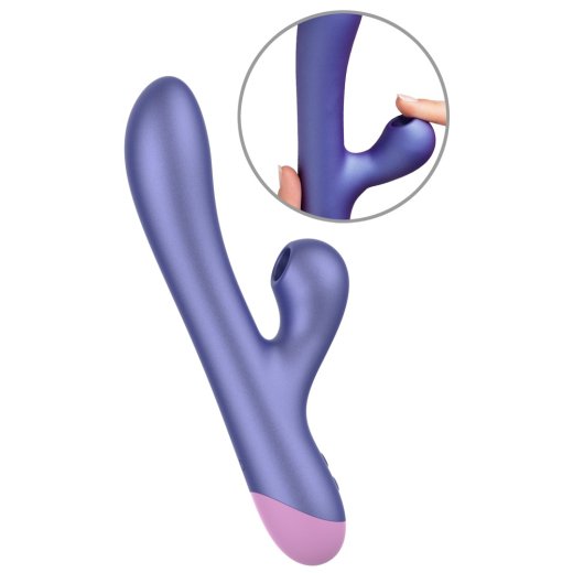 ROMP Pulse Rabbit Vibrator mit Klitoris Pulsator Violett