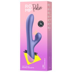ROMP Pulse Rabbit Vibrator mit Klitoris Pulsator Violett