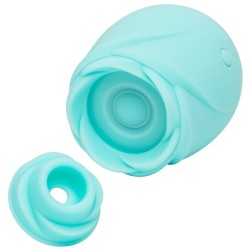 ROMP Rose Glow Klitoral Pulsator mit Pleasure Air Technologie Blau