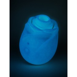 ROMP Rose Glow Klitoral Pulsator mit Pleasure Air Technologie Blau