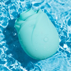 ROMP Rose Glow Klitoral Pulsator mit Pleasure Air Technologie Blau