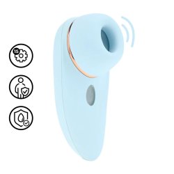 LOVELINE Aurie AirTap Vibrator mit 2 Aufsätzen Blau