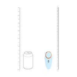 LOVELINE Aurie AirTap Vibrator mit 2 Aufsätzen Blau