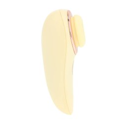 LOVELINE Aurie AirTap Vibrator mit 2 Aufsätzen Gelb