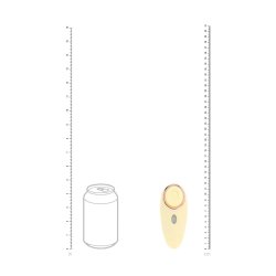 LOVELINE Aurie AirTap Vibrator mit 2 Aufsätzen Gelb