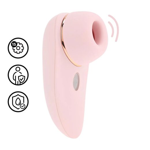 LOVELINE Aurie AirTap Vibrator mit 2 Aufsätzen Rosa