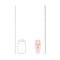 LOVELINE Aurie AirTap Vibrator mit 2 Aufsätzen Rosa