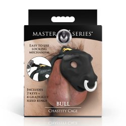 MASTER SERIES Bull Peniskäfig Schwarz