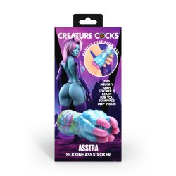 XR PLAY HARD Creature Cocks Asstra Silicone Ass Stroker Multicolor