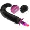 KINKY PUPPY Purplelien Fuchsschwanz-Plug Schwarz