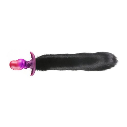 KINKY PUPPY Beanyx Fuchsschwanz-Plug Schwarz