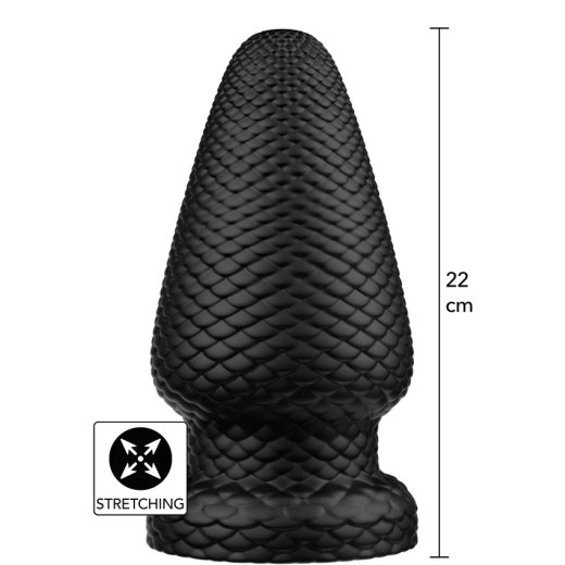 HIDDEN DESIRE Extreme Anal Gear Giant Dragon Analplug XXL Schwarz