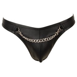 SVENJOYMENT Riostring mit Kette Schwarz