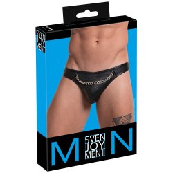 SVENJOYMENT Riostring mit Kette Schwarz