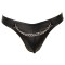 SVENJOYMENT Riostring mit Kette Schwarz