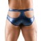 SVENJOYMENT Slip mit Cut-Outs Metallic-Blau