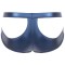 SVENJOYMENT Slip mit Cut-Outs Metallic-Blau