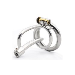 COCKLOCK Peniskäfig mit Harnröhrensonde 5 x 0.8 cm