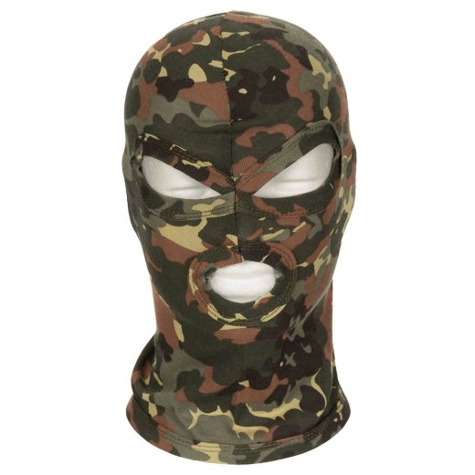 THE RED LUX Camouflage Baumwollmaske