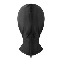 BDSMASTER Open Zip-Maske Schwarz