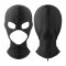 BDSMASTER Open Zip-Maske Schwarz