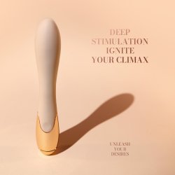 KISSKY Lust Muse Luxurious Vibrator mit Wärme-Funktion Nude