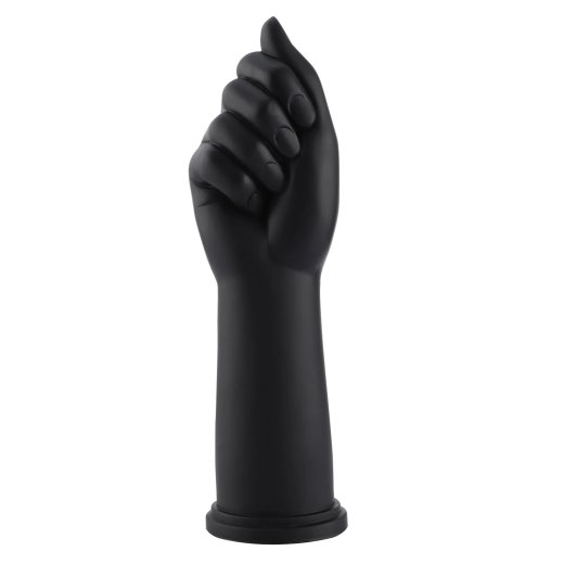 HISMITH KlickLok Fist Dildo aus Silikon Ø 6.0 cm Schwarz