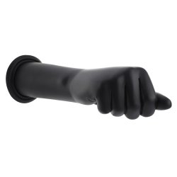 HISMITH KlickLok Fist Dildo aus Silikon Ø 6.0 cm Schwarz