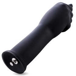 HISMITH KlickLok Fist Dildo aus Silikon Ø 6.0 cm Schwarz