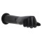 HISMITH KlickLok Fist Dildo aus Silikon Ø 6.0 cm Schwarz
