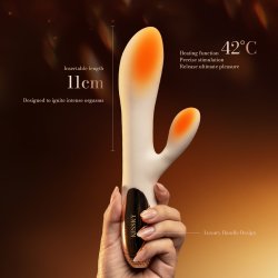 KISSKY Lust Hare Rabbit Vibrator mit Wärme-Funktion
