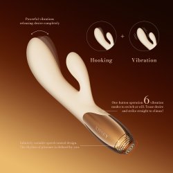 KISSKY Lust Hare Rabbit Vibrator mit Wärme-Funktion