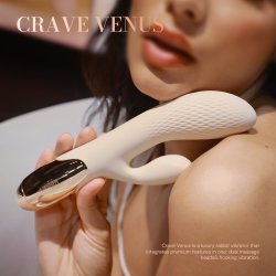 KISSKY Crave Venus Luxury Rabbit Vibrator mit Wärme-Funktion