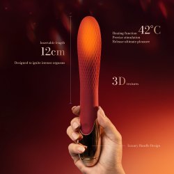 KISSKY Lust Blaze Luxury Vibrator mit Wärme-Funktion