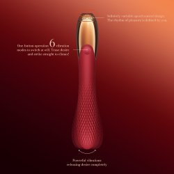 KISSKY Lust Blaze Luxury Vibrator mit Wärme-Funktion