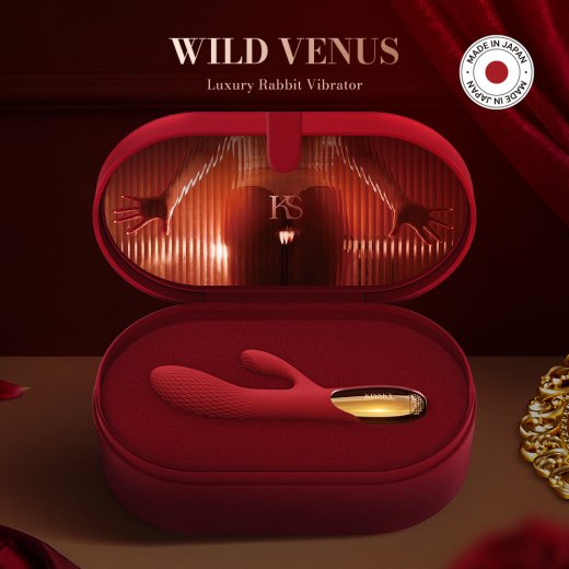 KISSKY Wild Venus Luxury Rabbit Vibrator mit Wärme-Funktion